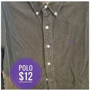 Mens Polo Casual Shirt Size XL